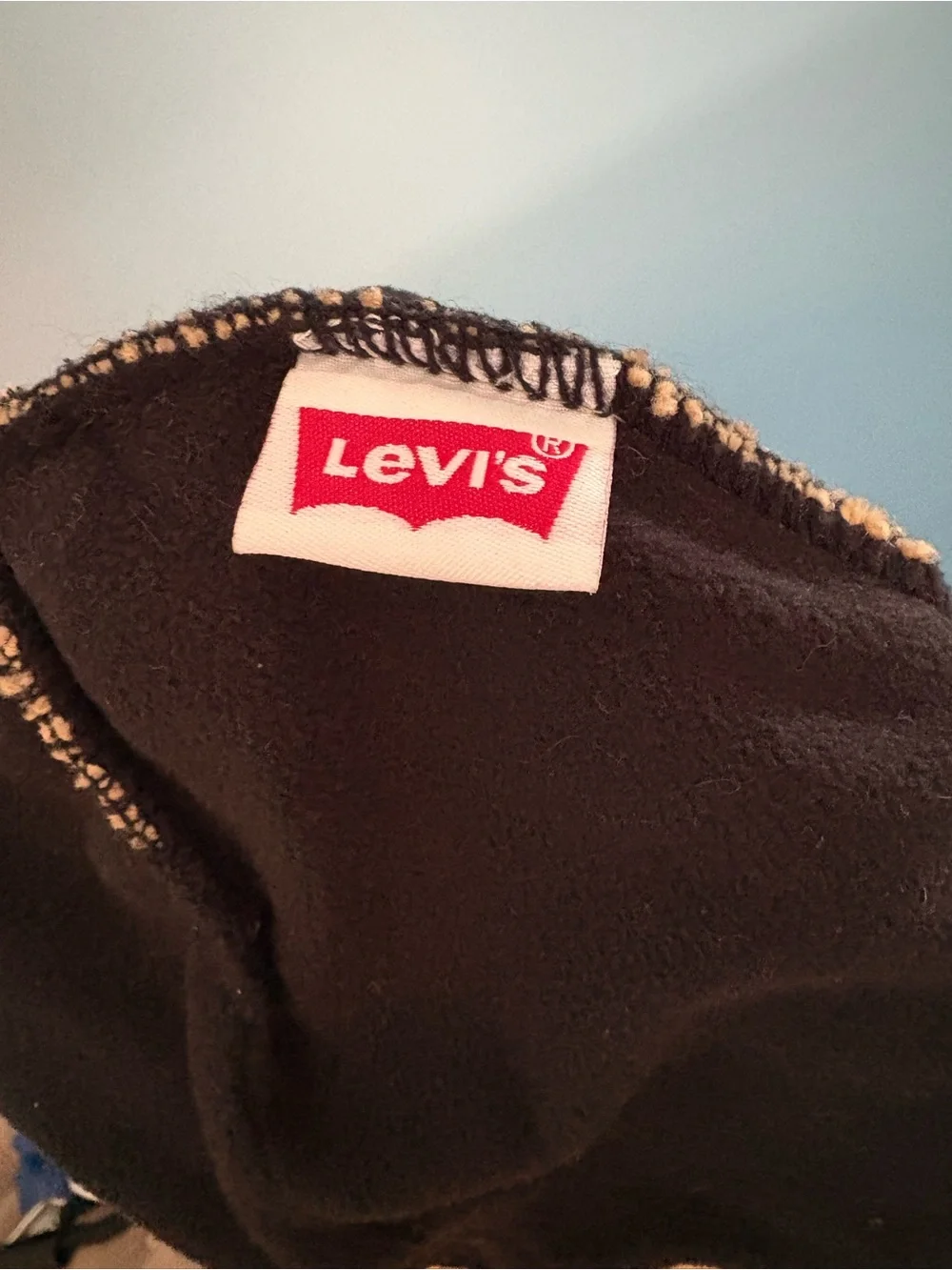 Levi's Backpatch Ribbed Knit Beanie